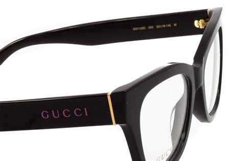 occhiali gucci neri grandi da vista|occhiali Gucci da sole.